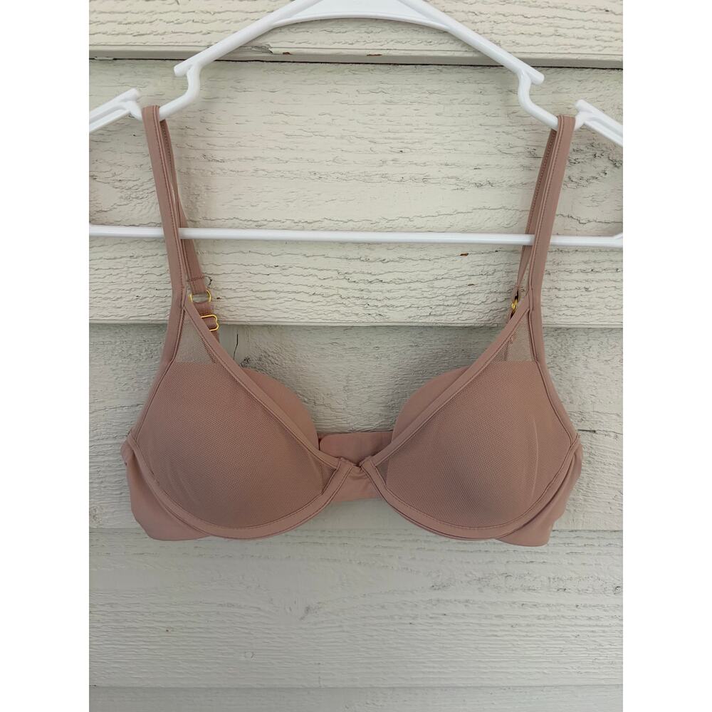 Pepper 32B Nude Mesh Underwire Bra | Minimalist Everyday Bra